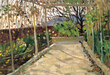 Path with flower